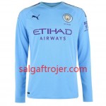 Manchester City Fodboldtrøjer Hjemmebanesæt 2019/20 Langærmet Manchester City Fodboldtrøjer Hjemmebanesæt 2019/20 Langærmet